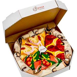 NWOT- Pizza Socks - 4 Pair Mix in a Pizza Design